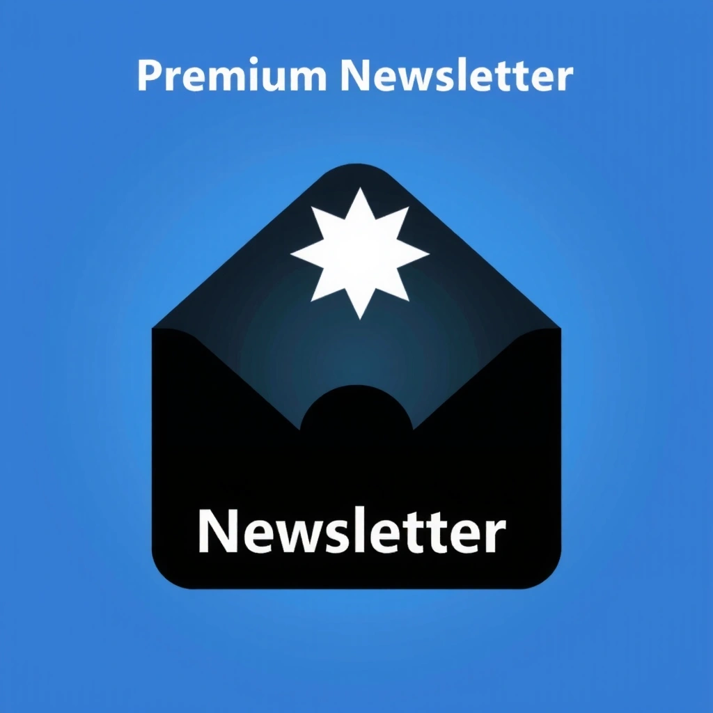 Icona newsletter premium