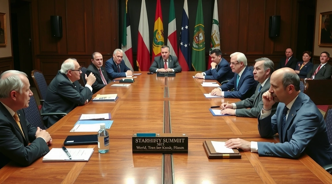 Summit internazionale tra leader politici