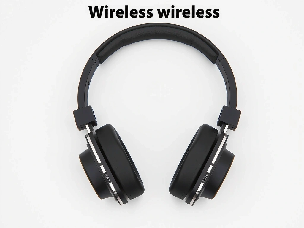 Immagine di cuffie wireless ad alta fedeltà